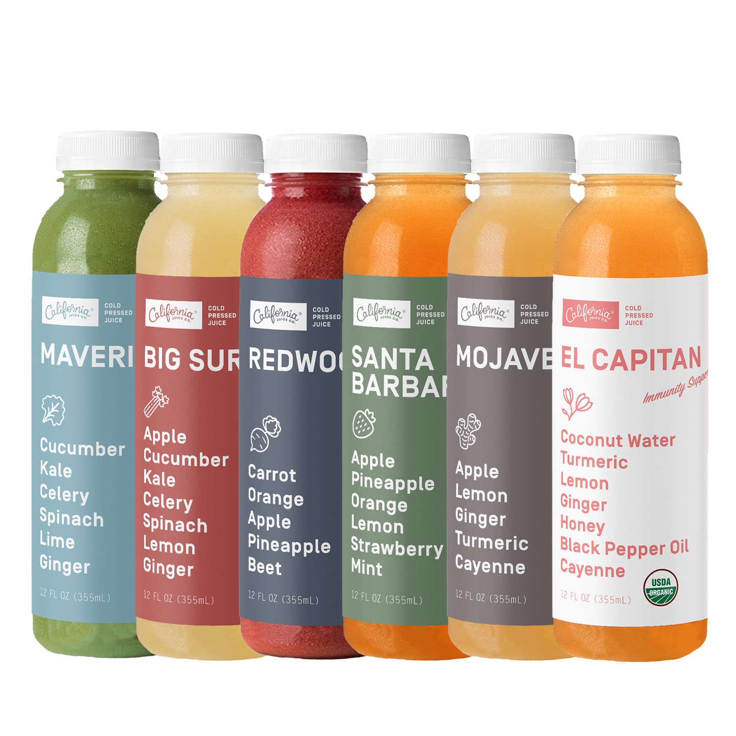 Variety Pack (12oz Juices) California Juice Co. Variety Pack (12oz Juices) California Juice Co.