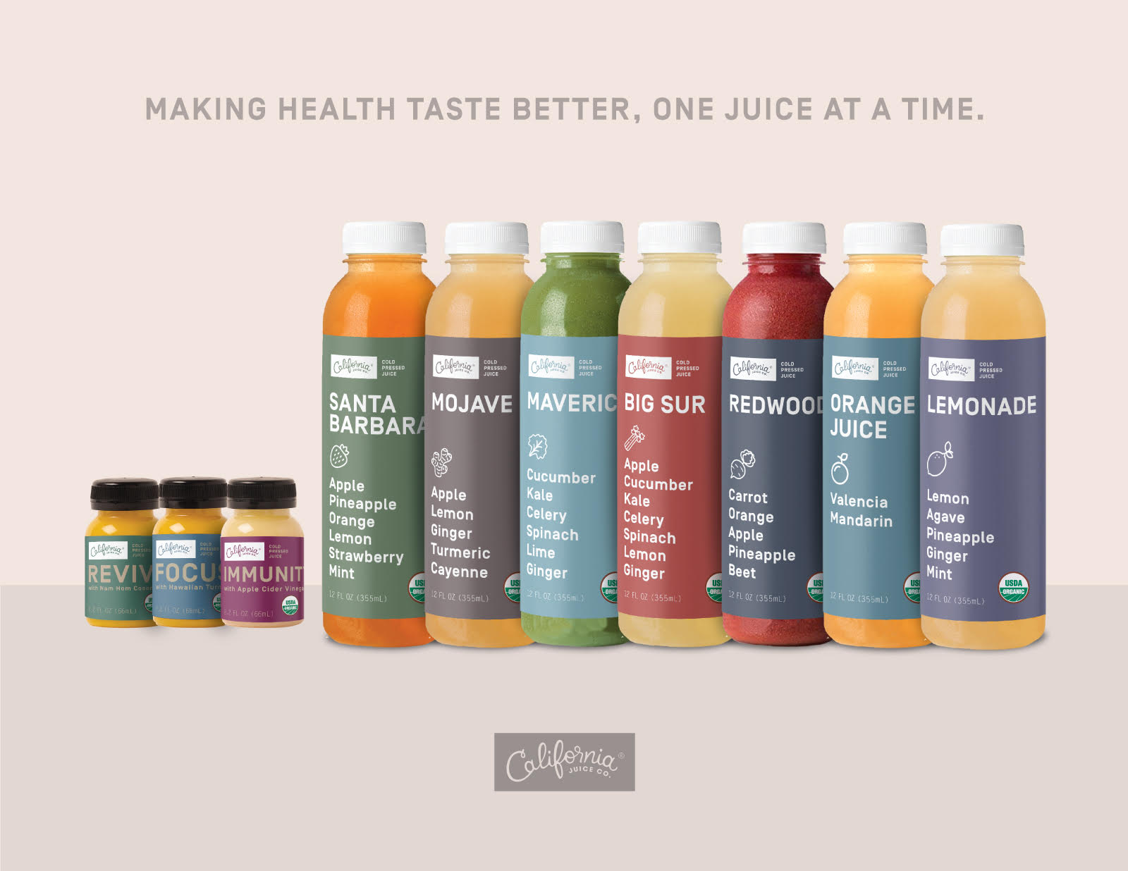 Variety Pack (12oz Juices) California Juice Co. Variety Pack (12oz Juices) California Juice Co.